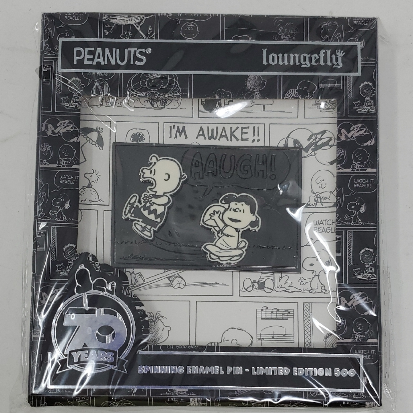Loungefly Peanuts 70th Anniversary Enamel Pin - Limited Edition 29$